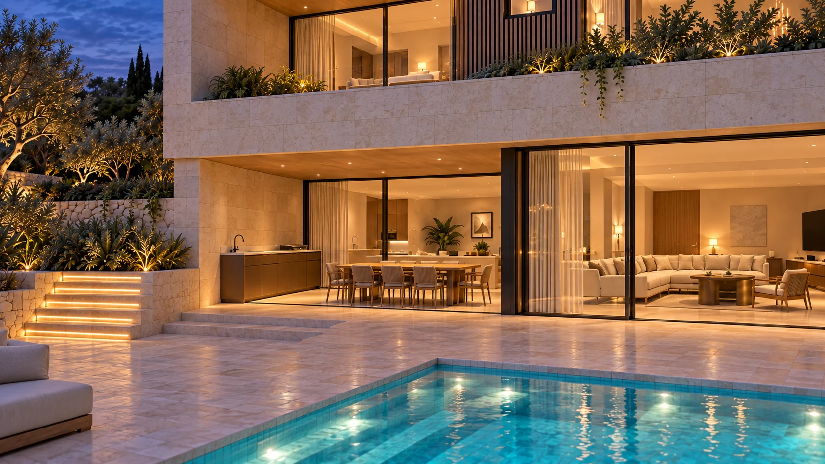 Villa Áurea — vista del proyecto