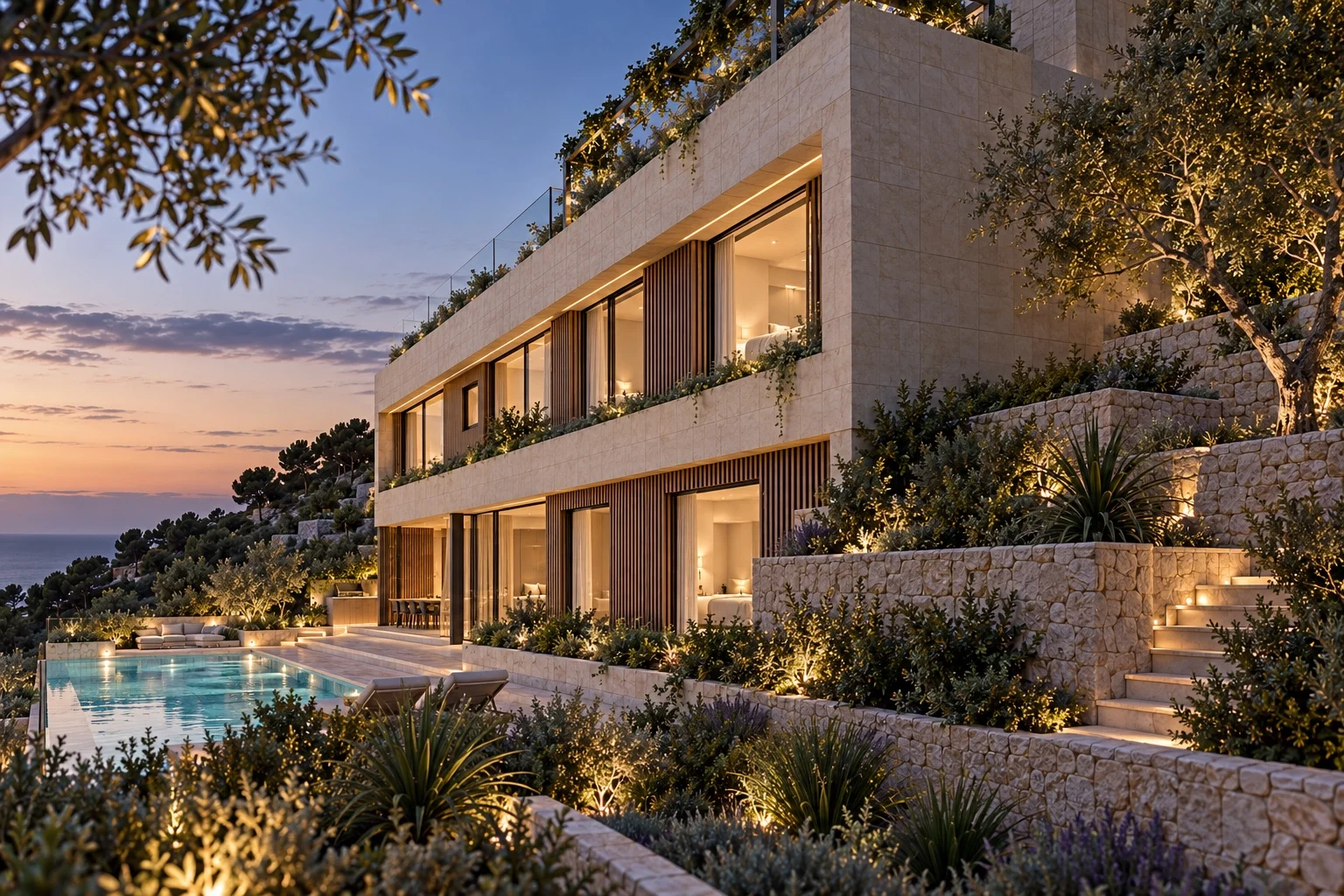 Villa Áurea — vista del proyecto