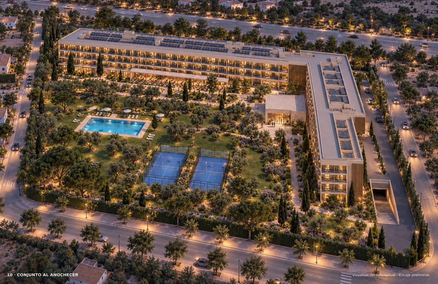 Hotel Cambrils — vista del proyecto