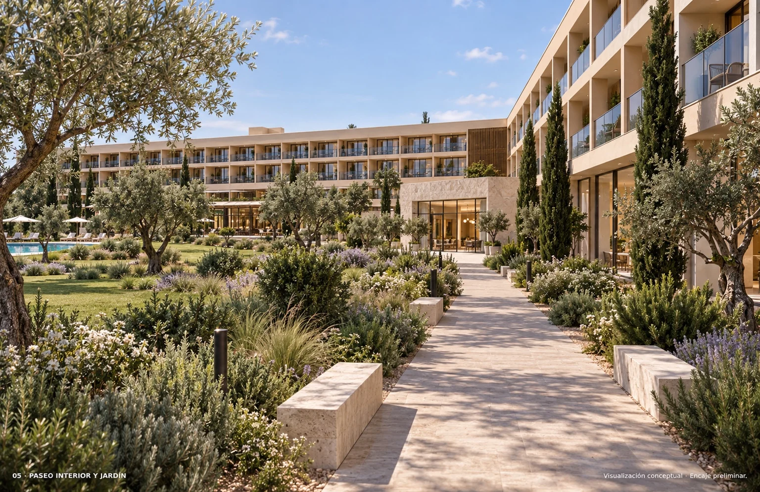Hotel Cambrils — vista del proyecto