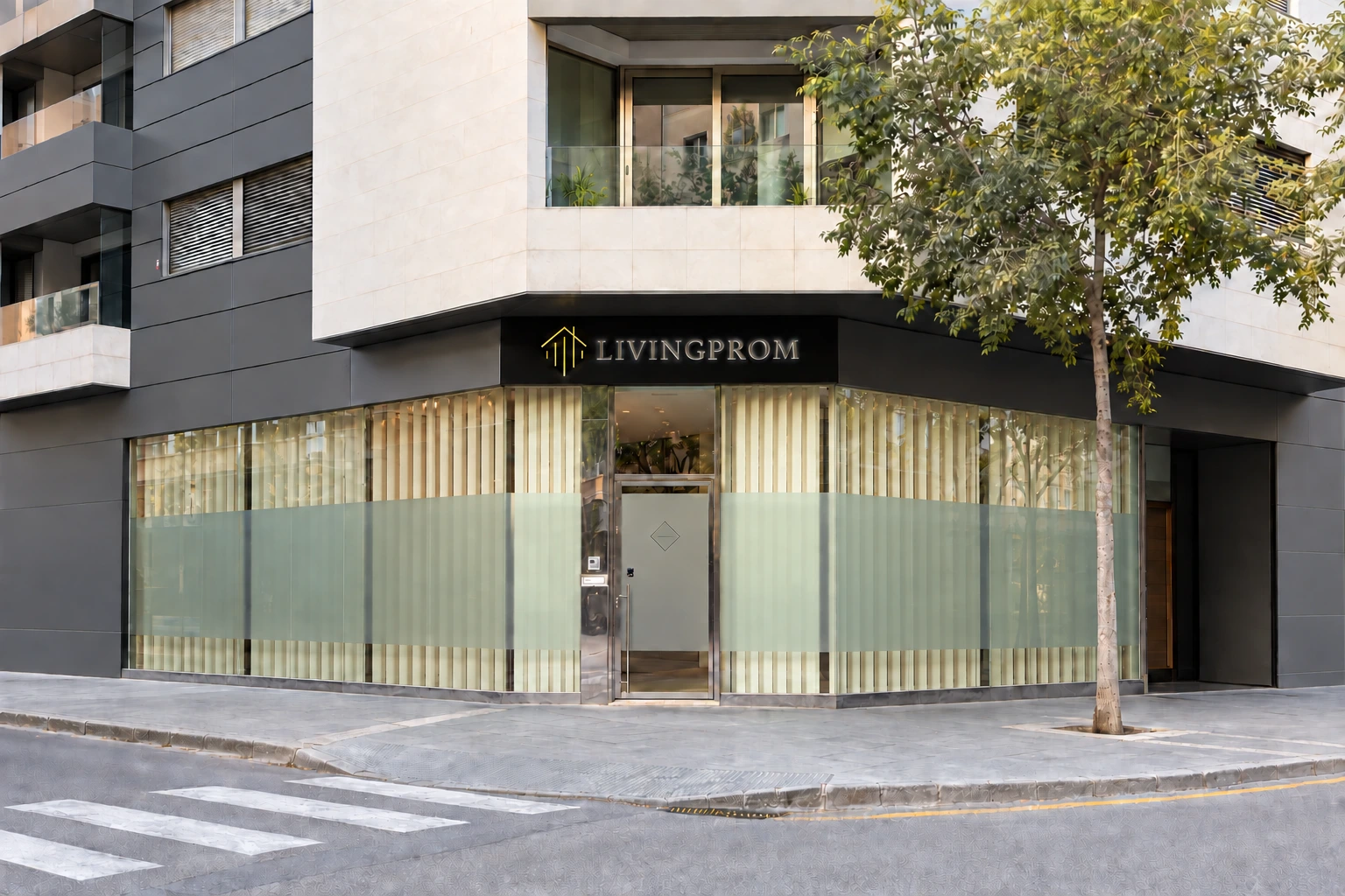 Fachada de la oficina de LivingProm