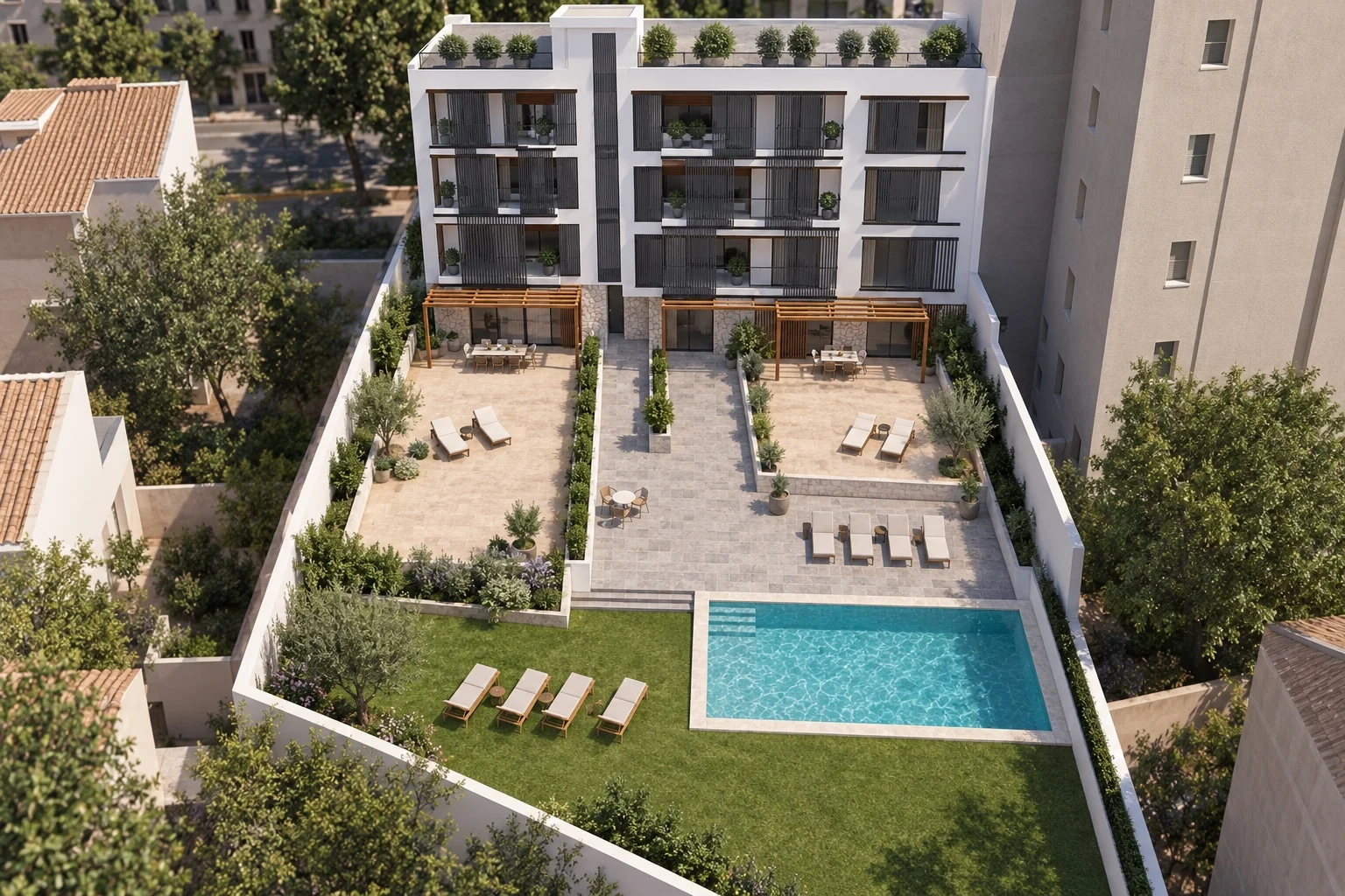Jardins de Son Ferragut — vista del proyecto